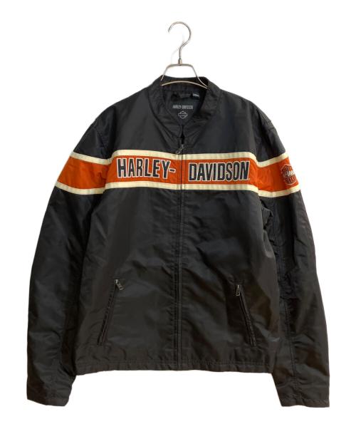 HARLEY-DAVIDSON（ハーレーダビッドソン）HARLEY-DAVIDSON (ハーレーダビッドソン) ジェネレーションジャケット ブラック サイズ:Mの古着・服飾アイテム