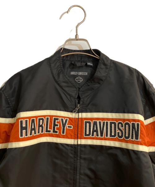 HARLEY-DAVIDSON（ハーレーダビッドソン）HARLEY-DAVIDSON (ハーレーダビッドソン) ジェネレーションジャケット ブラック サイズ:Mの古着・服飾アイテム