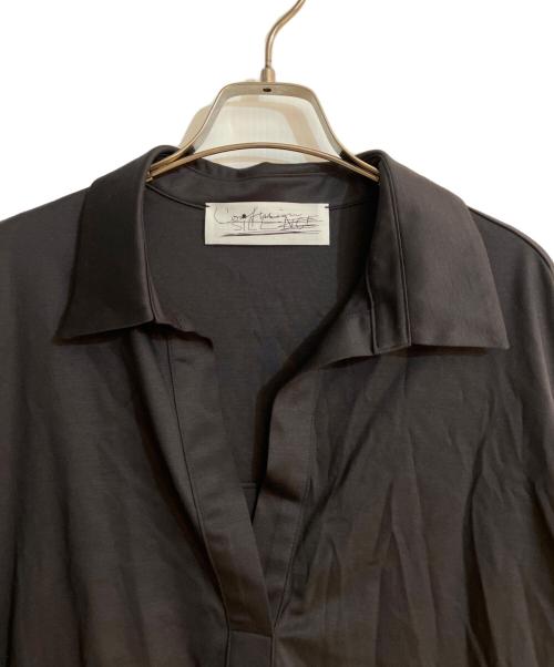 CHAOS（カオス）Chaos (カオス) サマーレダール ショートスリーブ スキッパー シャツ グレー サイズ:FREEの古着・服飾アイテム