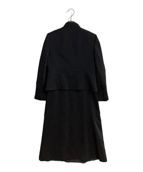 LANVIN NOIR（ランバン ノワール）LANVIN NOIR (ランバン ノワール) フォーマルワンピースセットアップスーツ ブラック サイズ:Mの古着・服飾アイテム
