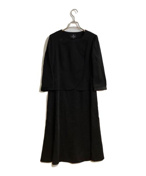 LANVIN NOIR（ランバン ノワール）LANVIN NOIR (ランバン ノワール) フォーマルワンピースセットアップスーツ ブラック サイズ:Mの古着・服飾アイテム