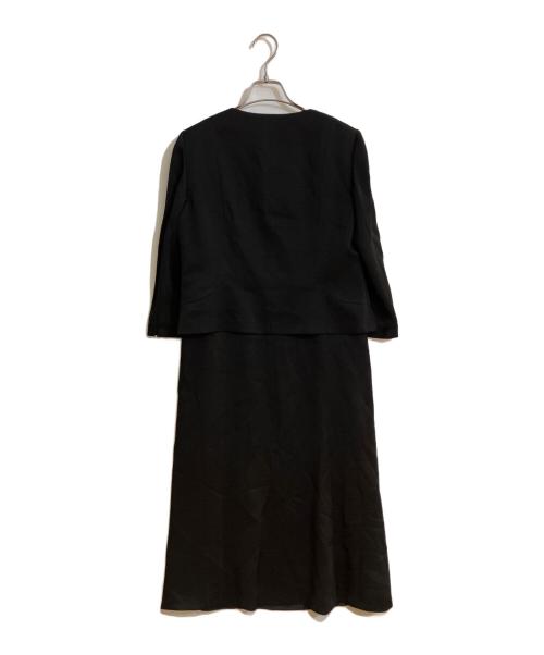 LANVIN NOIR（ランバン ノワール）LANVIN NOIR (ランバン ノワール) フォーマルワンピースセットアップスーツ ブラック サイズ:Mの古着・服飾アイテム