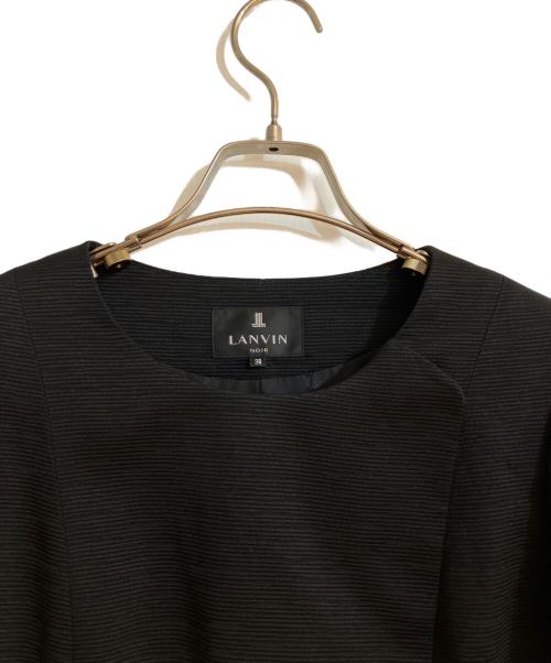 LANVIN NOIR（ランバン ノワール）LANVIN NOIR (ランバン ノワール) フォーマルワンピースセットアップスーツ ブラック サイズ:Mの古着・服飾アイテム