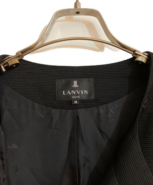 LANVIN NOIR（ランバン ノワール）LANVIN NOIR (ランバン ノワール) フォーマルワンピースセットアップスーツ ブラック サイズ:Mの古着・服飾アイテム