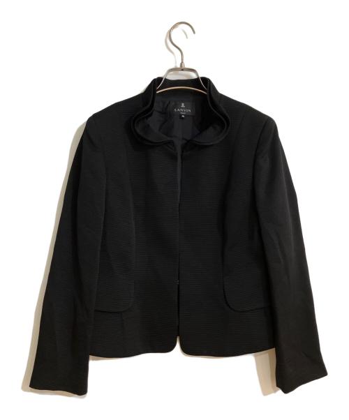 LANVIN NOIR（ランバン ノワール）LANVIN NOIR (ランバン ノワール) フォーマルワンピースセットアップスーツ ブラック サイズ:Mの古着・服飾アイテム