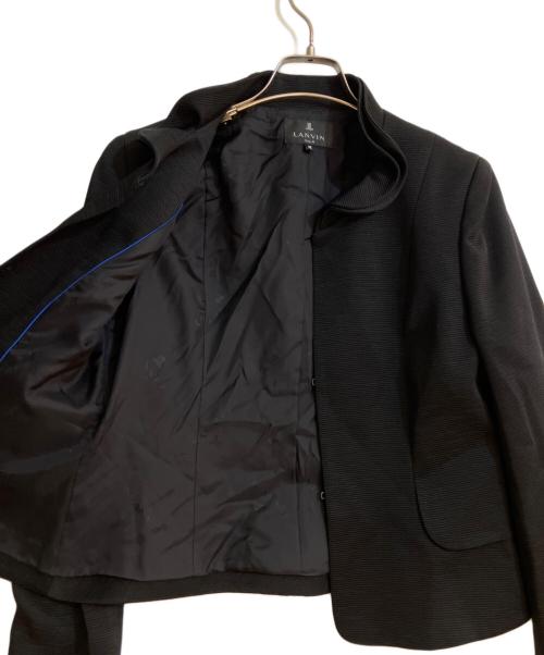 LANVIN NOIR（ランバン ノワール）LANVIN NOIR (ランバン ノワール) フォーマルワンピースセットアップスーツ ブラック サイズ:Mの古着・服飾アイテム