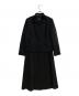 LANVIN NOIR（ランバン ノワール）の古着「フォーマルワンピースセットアップスーツ」｜ブラック