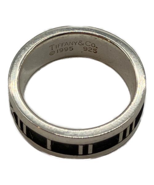 TIFFANY & Co.（ティファニー）Tiffany & Co. (ティファニー) アトラスリング シルバー×ブラック サイズ:11号の古着・服飾アイテム