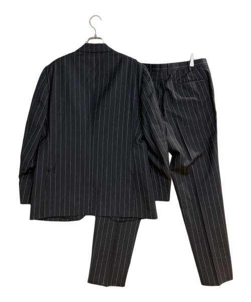 Hilton（ヒルトン）Hilton (ヒルトン) ストライプセットアップスーツ グレー サイズ:AB6の古着・服飾アイテム