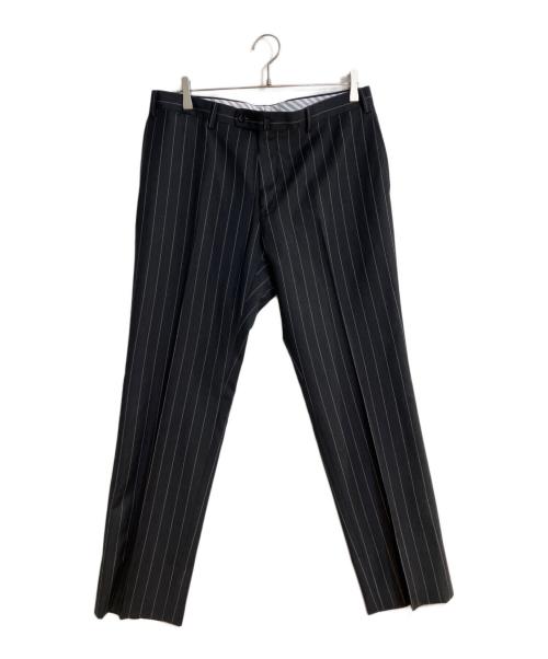 Hilton（ヒルトン）Hilton (ヒルトン) ストライプセットアップスーツ グレー サイズ:AB6の古着・服飾アイテム