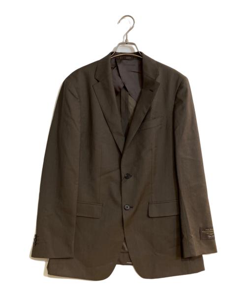 NOLLEY'S（ノーリーズ）NOLLEY'S (ノーリーズ) テーラードジャケット ブラウン サイズ:XLの古着・服飾アイテム