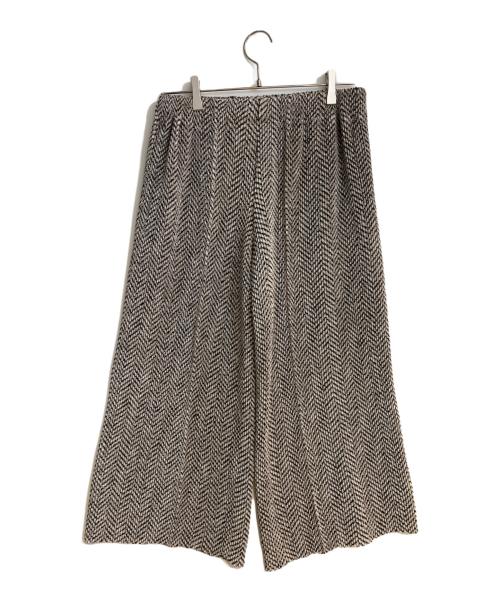 SPECCHIO（スペッチオ）SPECCHIO (スペッチオ) シャトル センターライン ストレートワイドパンツ ベージュ サイズ:40の古着・服飾アイテム