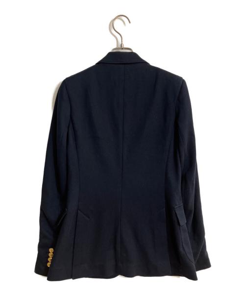 POLO RALPH LAUREN（ポロ・ラルフローレン）POLO RALPH LAUREN (ポロ・ラルフローレン) 金釦アンコンエンブレムブレザー ネイビーの古着・服飾アイテム