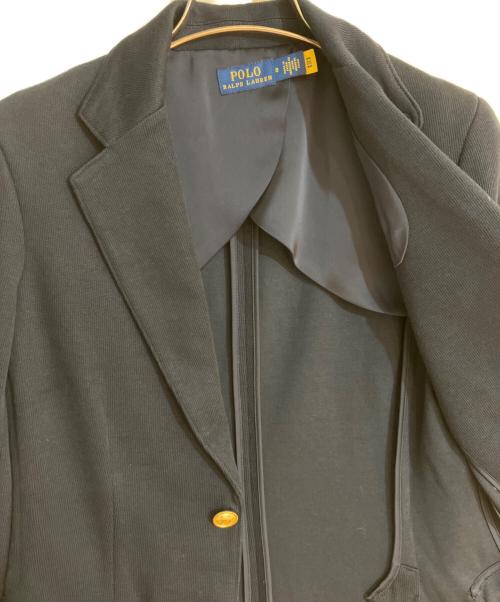 POLO RALPH LAUREN（ポロ・ラルフローレン）POLO RALPH LAUREN (ポロ・ラルフローレン) 金釦アンコンエンブレムブレザー ネイビーの古着・服飾アイテム