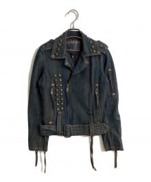 LEVI'S RED（リーバイス レッド）の古着「05年 パンク期 スタッズデニムライダースジャケット」｜インディゴ