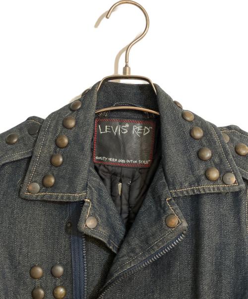 LEVI'S RED（リーバイス レッド）LEVI'S RED (リーバイス レッド) 05年 パンク期 スタッズデニムライダースジャケット インディゴ サイズ:XSの古着・服飾アイテム