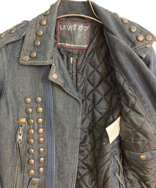 LEVI'S RED（リーバイス レッド）LEVI'S RED (リーバイス レッド) 05年 パンク期 スタッズデニムライダースジャケット インディゴ サイズ:XSの古着・服飾アイテム