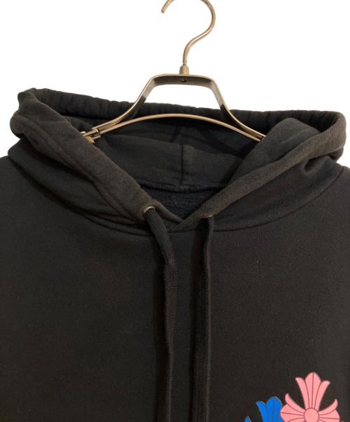 CHROME HEARTS（クロムハーツ）CHROME HEARTS (クロムハーツ) MULTCOL CEM CRS HD PLVR / マルチカラーセメタリークロスプルオーバーパーカー ブラック サイズ:Mの古着・服飾アイテム