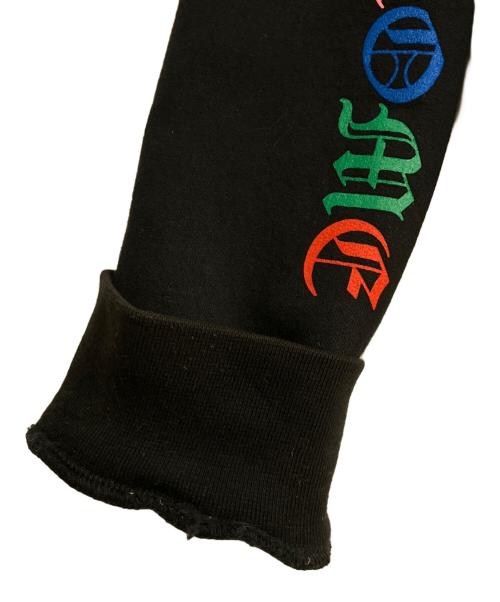 CHROME HEARTS（クロムハーツ）CHROME HEARTS (クロムハーツ) MULTCOL CEM CRS HD PLVR / マルチカラーセメタリークロスプルオーバーパーカー ブラック サイズ:Mの古着・服飾アイテム