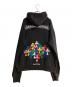 CHROME HEARTS (クロムハーツ) MULTCOL CEM CRS HD PLVR / マルチカラーセメタリークロスプルオーバーパーカー ブラック サイズ:M：170000円