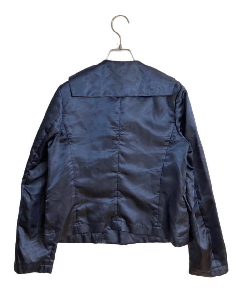 COMME des GARCONS GIRL（コムデギャルソンガール）COMME des GARCONS GIRL (コムデギャルソンガール) 24AW ナイロンテーラードジャケット ネイビー サイズ:Sの古着・服飾アイテム