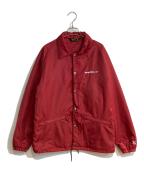 BLUCO WORK GARMENT×The Rising Sun Coffeeブルコ ワーク ガーメント×ザライジングサンコーヒー）の古着「BOA COACH JACKET/ボアコーチジャケット」｜レッド