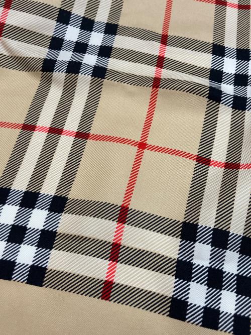 Burberry's（バーバリーズ）Burberry's (バーバリーズ) ノヴァチェックシルクスカーフ ベージュの古着・服飾アイテム