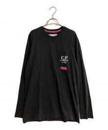 adidas×C.P COMPANY（アディダス×シーピーカンパニー）の古着「SPZL POCKET LONG SLEEVE TOP」｜ブラック