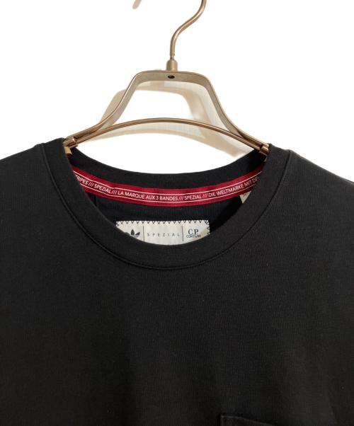 adidas（アディダス）adidas (アディダス) C.P COMPANY (シーピーカンパニー) SPZL POCKET LONG SLEEVE TOP ブラック サイズ:XLの古着・服飾アイテム