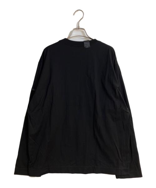 N.HOOLYWOOD（エヌ ハリウッド）N.HOOLYWOOD (エヌ ハリウッド) ロングスリーブTシャツ ブラック サイズ:40の古着・服飾アイテム