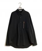 ATTACHMENTアタッチメント）の古着「Zip Shirts/ジップシャツ」｜ブラック