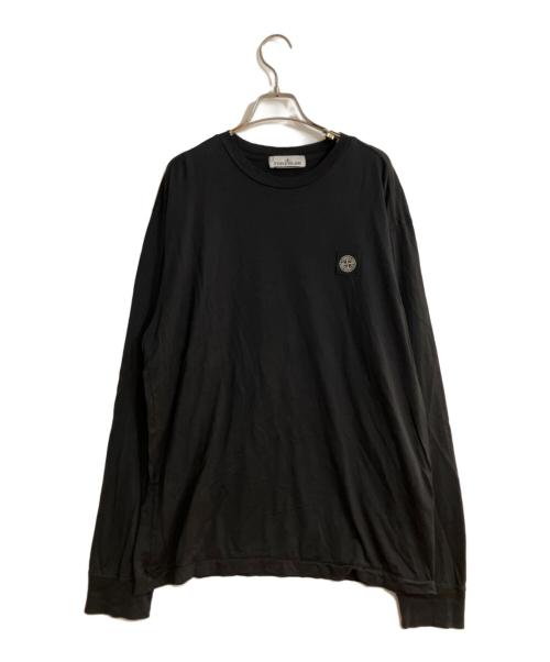 STONE ISLAND（ストーンアイランド）STONE ISLAND (ストーンアイランド) 60/2 COTTON JERSEY Tシャツ ブラック サイズ:XLの古着・服飾アイテム