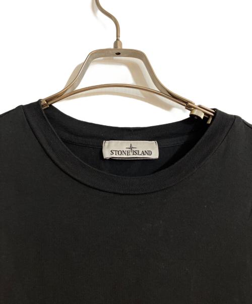 STONE ISLAND（ストーンアイランド）STONE ISLAND (ストーンアイランド) 60/2 COTTON JERSEY Tシャツ ブラック サイズ:XLの古着・服飾アイテム