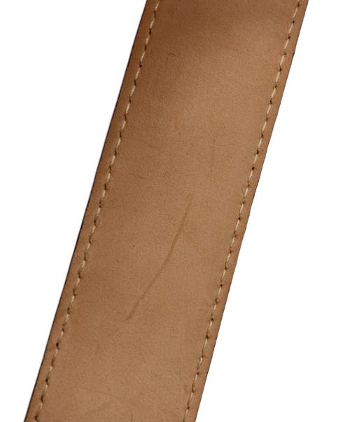 LOEWE（ロエベ）LOEWE (ロエベ) アナグラムレザーバングル レッドの古着・服飾アイテム