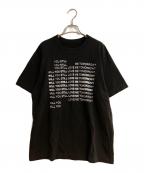 sacaiサカイ）の古着「プリントTシャツ」｜ブラック