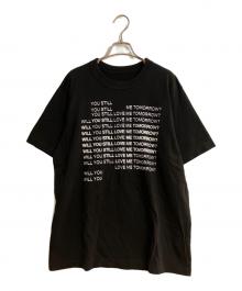 sacai（サカイ）の古着「プリントTシャツ」｜ブラック