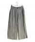 MAISON SPECIAL（メゾンスペシャル）の古着「Sheer Linen Two-Tuck Wide Pants」｜ベージュ