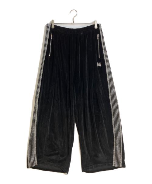Needles（ニードルズ）Needles (ニードルズ) H.D.TRACK PANT C/PE VELOUR/ヒザデル トラックパンツ コットン/ポリエステル ベロア ブラック サイズ:Mの古着・服飾アイテム