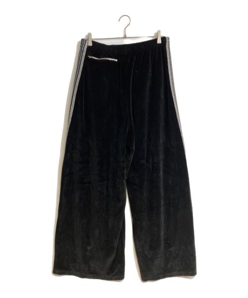 Needles（ニードルズ）Needles (ニードルズ) H.D.TRACK PANT C/PE VELOUR/ヒザデル トラックパンツ コットン/ポリエステル ベロア ブラック サイズ:Mの古着・服飾アイテム