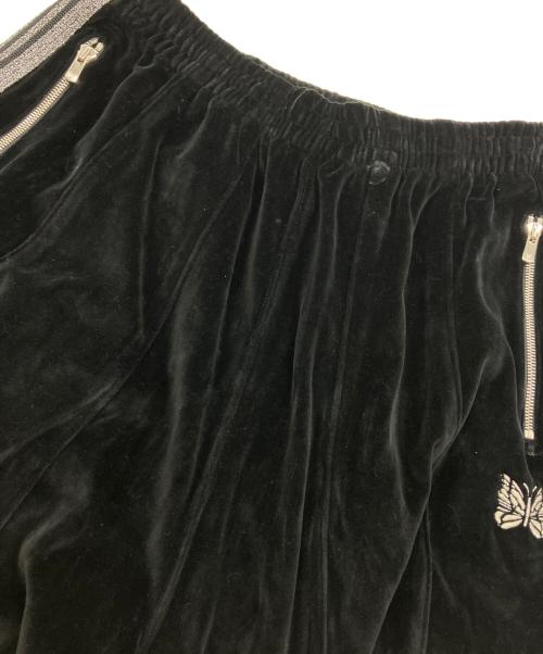Needles（ニードルズ）Needles (ニードルズ) H.D.TRACK PANT C/PE VELOUR/ヒザデル トラックパンツ コットン/ポリエステル ベロア ブラック サイズ:Mの古着・服飾アイテム