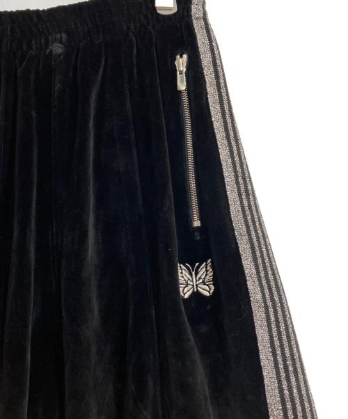 Needles（ニードルズ）Needles (ニードルズ) H.D.TRACK PANT C/PE VELOUR/ヒザデル トラックパンツ コットン/ポリエステル ベロア ブラック サイズ:Mの古着・服飾アイテム