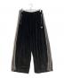 Needles（ニードルズ）の古着「H.D.TRACK PANT C/PE VELOUR/ヒザデル トラックパンツ コットン/ポリエステル ベロア」｜ブラック
