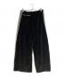 Needles (ニードルズ) H.D.TRACK PANT C/PE VELOUR/ヒザデル トラックパンツ コットン/ポリエステル ベロア ブラック サイズ:M：25000円
