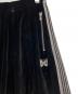 中古・古着 Needles (ニードルズ) H.D.TRACK PANT C/PE VELOUR/ヒザデル トラックパンツ コットン/ポリエステル ベロア ブラック サイズ:M：25000円