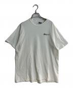 stussyステューシー）の古着「ローマの休日プリントtシャツ」｜ホワイト