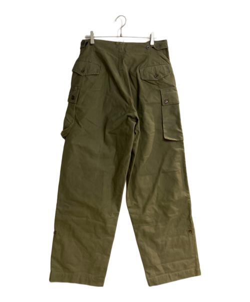 NETHERLANDS ARMY（ネーデルランズ アーミー）Netherlands Army (ネーデルランズ アーミー) ダブルフェイスカーゴパンツ グリーン サイズ:82×90の古着・服飾アイテム