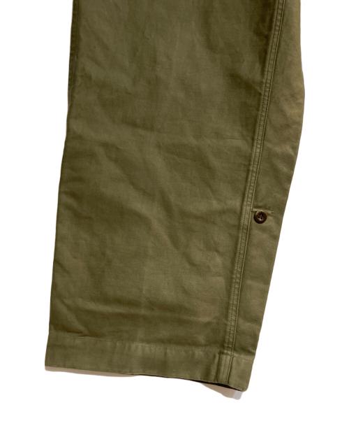 NETHERLANDS ARMY（ネーデルランズ アーミー）Netherlands Army (ネーデルランズ アーミー) ダブルフェイスカーゴパンツ グリーン サイズ:82×90の古着・服飾アイテム