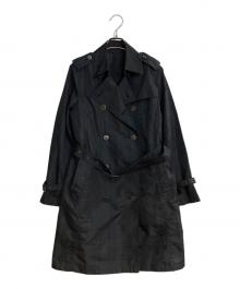 BURBERRY LONDON（バーバリーロンドン）の古着「ノヴァチェックナイロンコート」｜ブラック