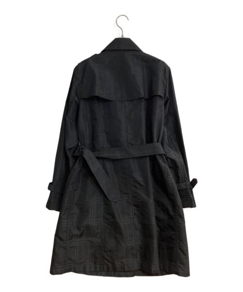 BURBERRY LONDON（バーバリーロンドン）BURBERRY LONDON (バーバリーロンドン) ノヴァチェックナイロンコート ブラック サイズ:11の古着・服飾アイテム