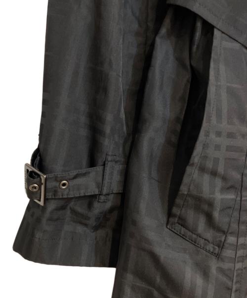 BURBERRY LONDON（バーバリーロンドン）BURBERRY LONDON (バーバリーロンドン) ノヴァチェックナイロンコート ブラック サイズ:11の古着・服飾アイテム